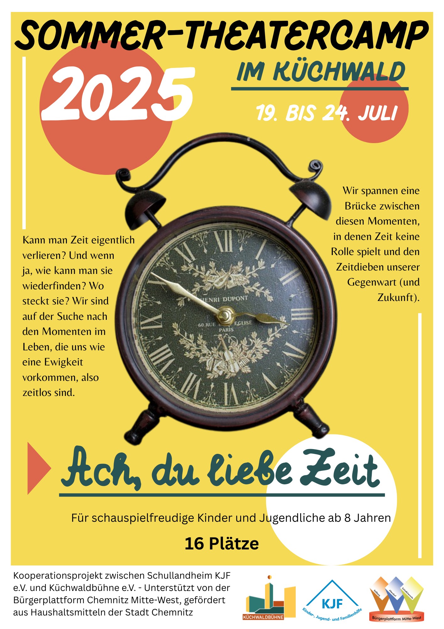 Plakat Momo und die Zeitraffer